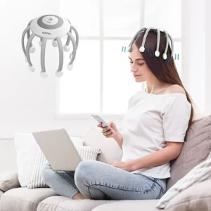 Appareil de massage électrique automatique pour la tête – 4 modes de vibration