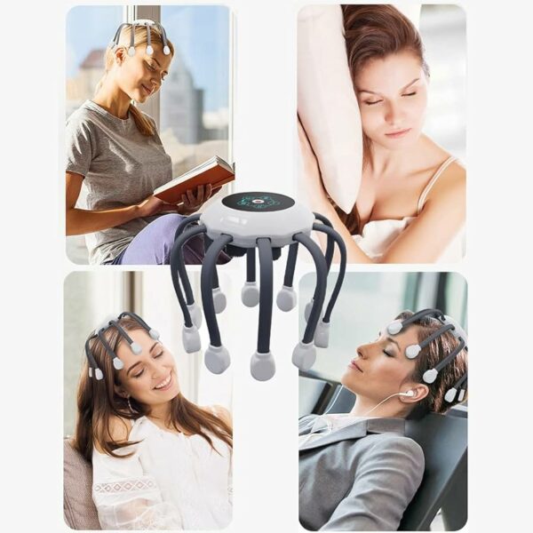 Appareil de massage électrique automatique pour la tête – 4 modes de vibration – Image 4