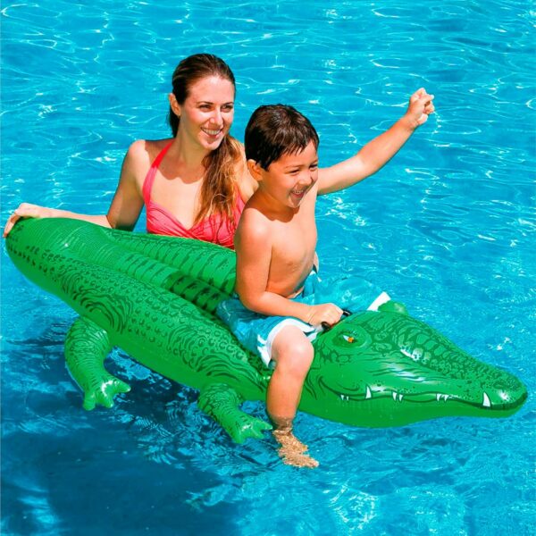 Crocodile gonflable intex
