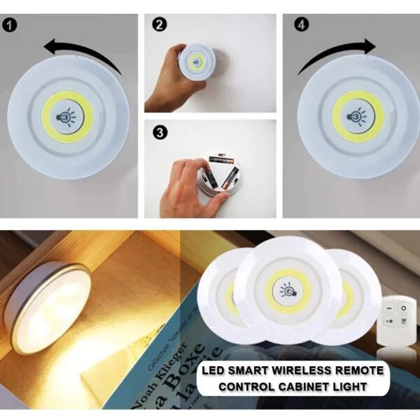 Lumières de Nuit LED  Intelligentes – Avec Télécommande Sans Fil – Image 7