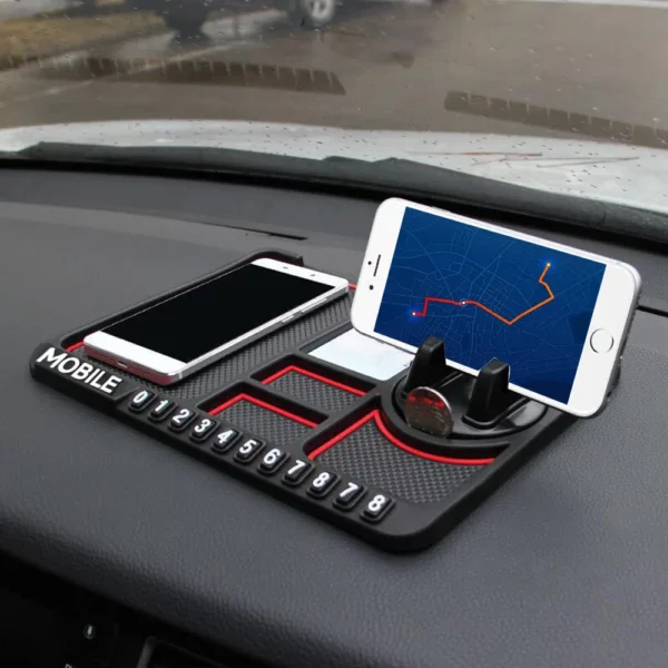 Silicone Car Anti-Slip Mat Auto Phone Holder Sticky Anti Slide – Image 3