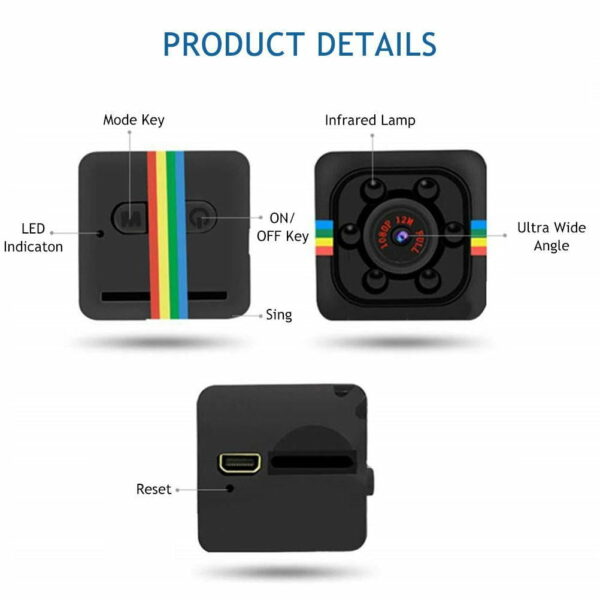 Mini Caméra DVR pour Voiture – Full HD 1080P – Image 5