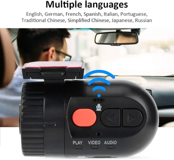 Mini Car Dvr Camera Condenser Driving Recorder Auto Loop Recording – Image 3